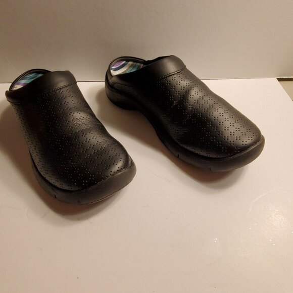 Dansko Women Shoe Elin Size US 7.5-8   EUR 38 Black Mule Pre Owned  - Picture 2 of 12